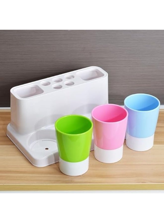 حامل فرش الأسنان والمعجون– تصميم أنيق يحافظ على أدواتك منظمة ونظيفة، مع سهولة الاستخدام وجودة تدوم طويلاً." - Image 4